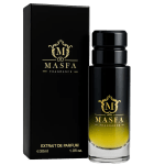 Masfa 30ml black and gold perfume bottle with box